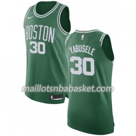 Maillot Homme Boston Celtics Guerschon Yabusele 30 Nike 2017-18 Vert Swingman
